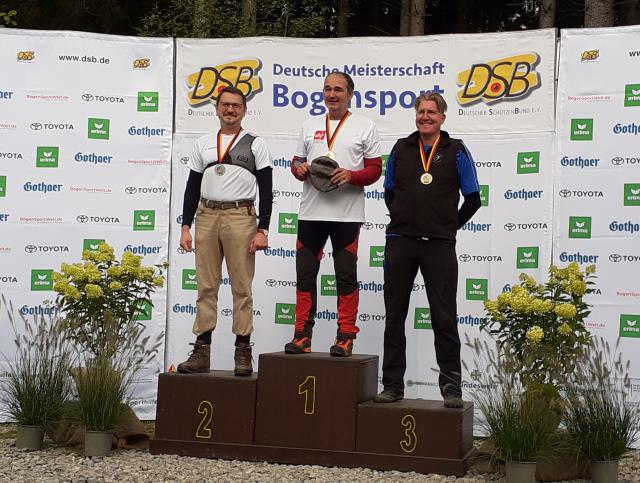 Siegerehrung Blankbogen Master Herren