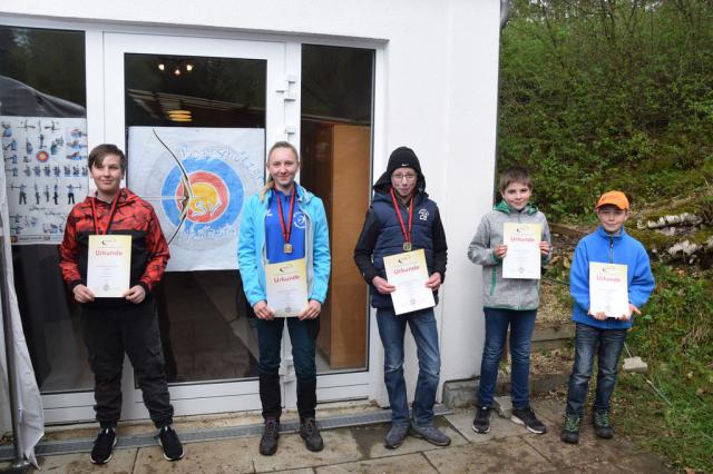 Siegerehrung Blankbogen Schüler