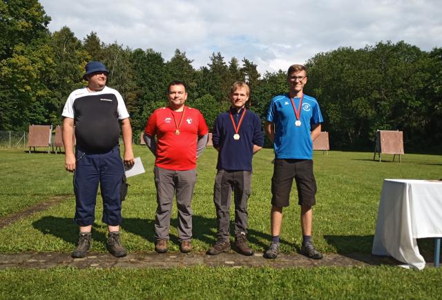 Siegerehrung Blankbogen Herren