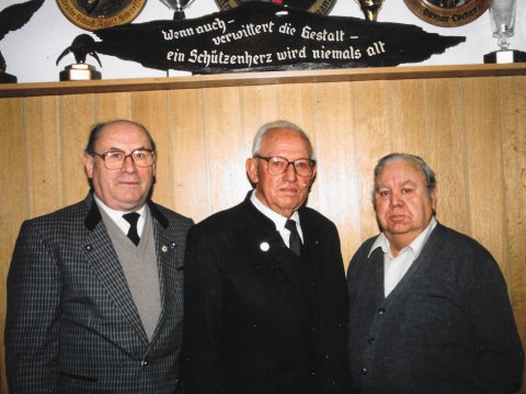 v.l. Josef Burkart, Ottmar Locher, Paul Wolf