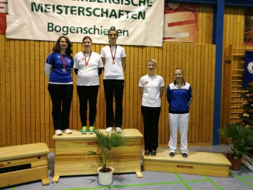 Siegerehrung Recurve Damenklasse